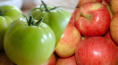 To μήλο και η πράσινη ντομάτα αντιστρέφουν τη γήρανση των μυών