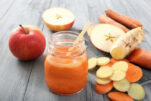 Υπέροχο Αντιοξειδωτικό Smoothie καρότο, μήλο και τζίντζερ